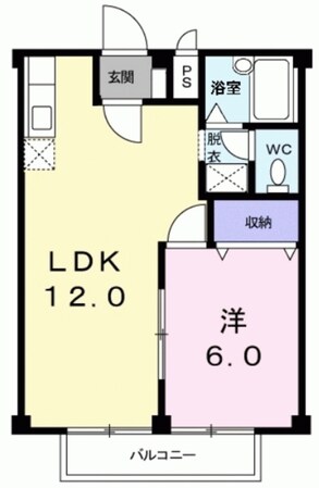 ハイツホープCの物件間取画像